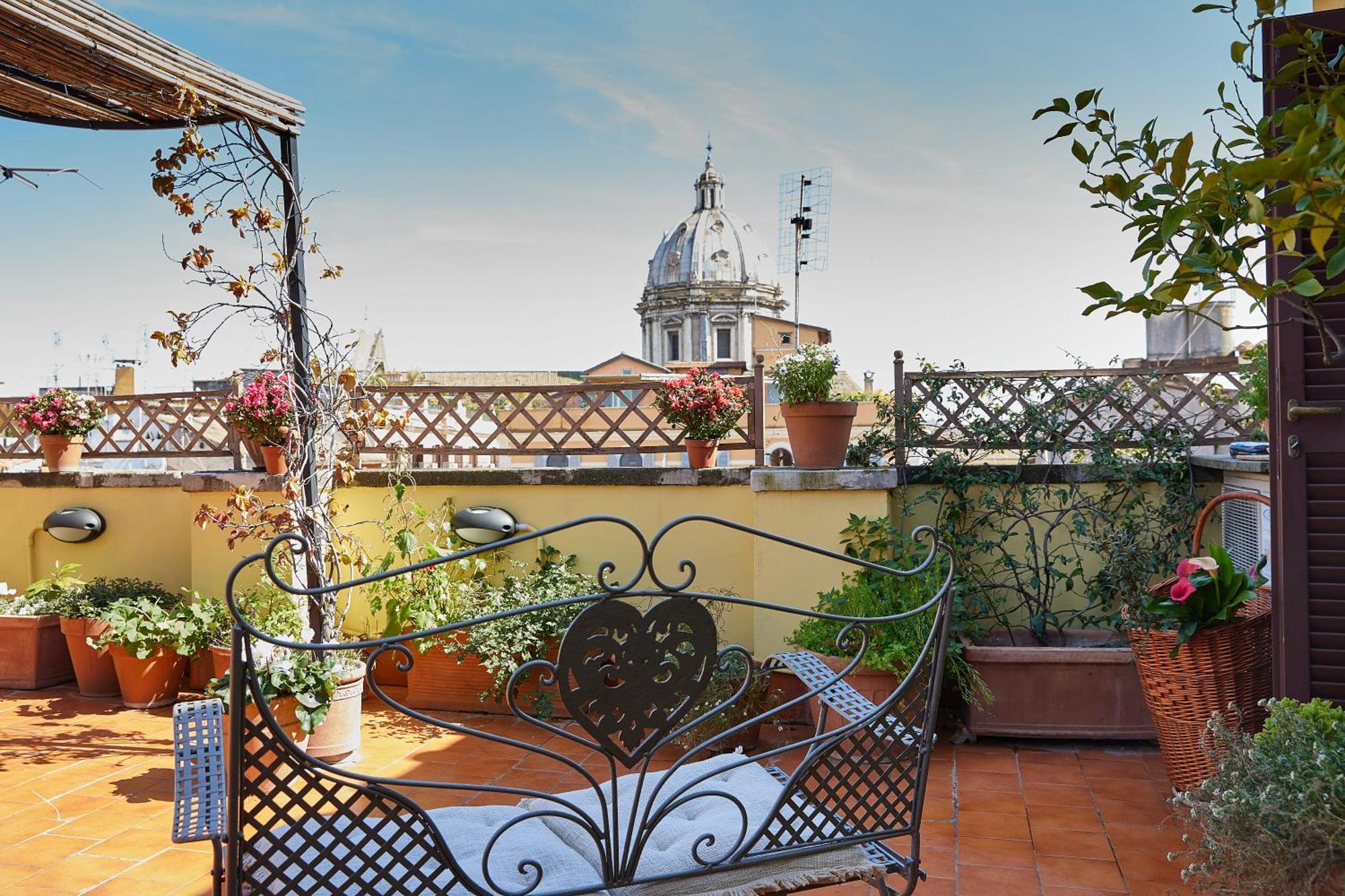 Trasteverehome - Attic Terrace Center Of Rome Baroque Eksteriør billede