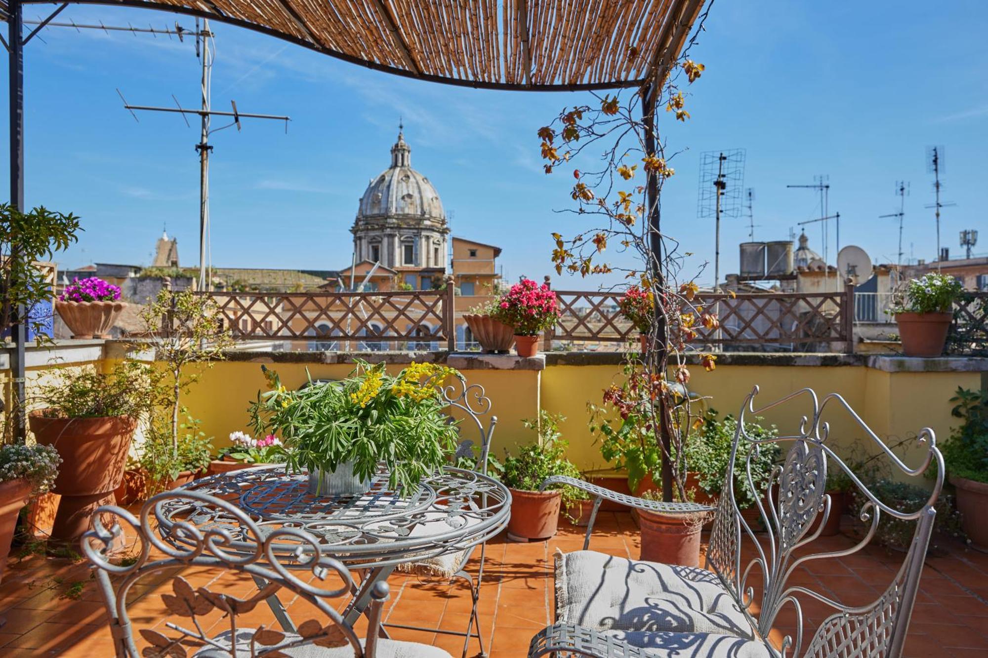 Trasteverehome - Attic Terrace Center Of Rome Baroque Eksteriør billede