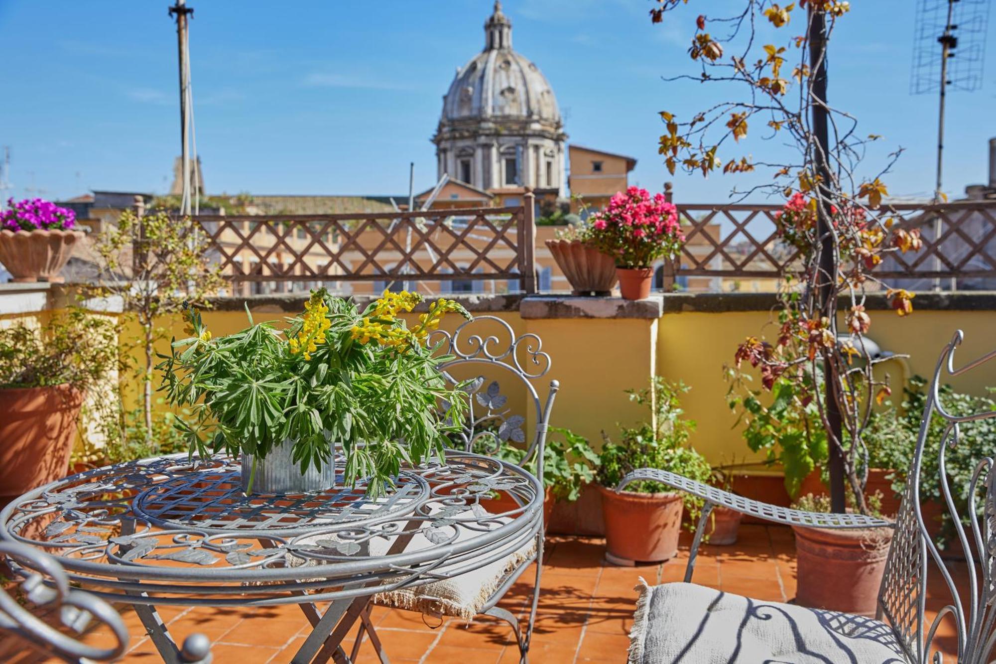 Trasteverehome - Attic Terrace Center Of Rome Baroque Eksteriør billede