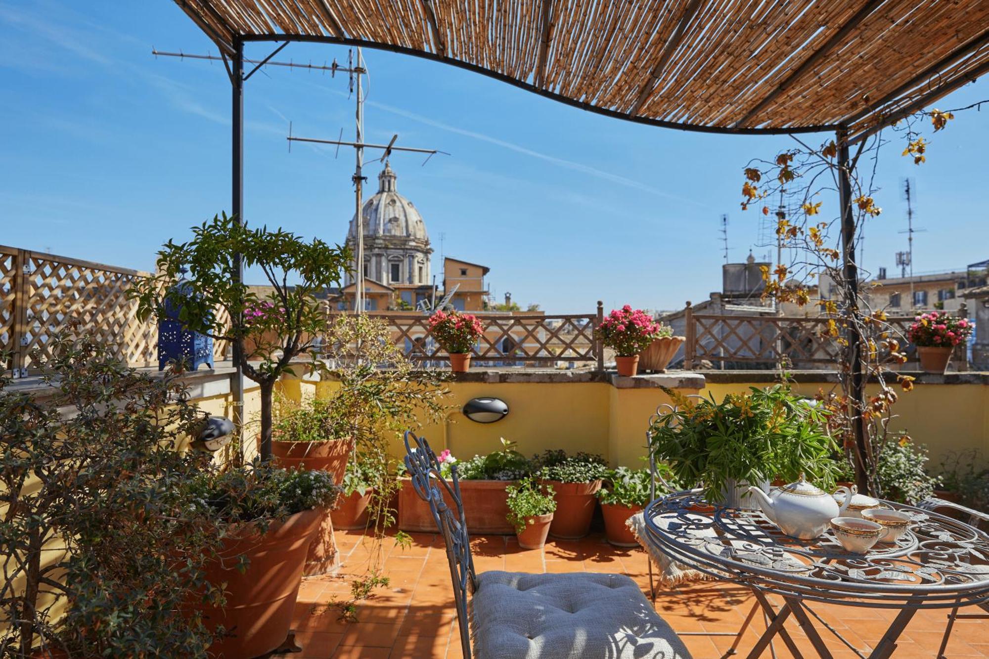 Trasteverehome - Attic Terrace Center Of Rome Baroque Eksteriør billede